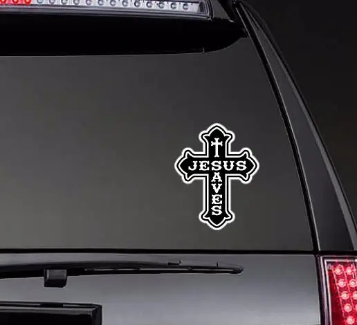 Jesus Saves Car Body Stickers Window Door Decal Waterproof ZP0239