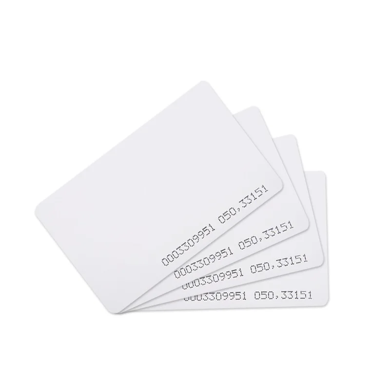 

200PCS Rfid 125Khz TK4100 Chip ISO EM Card for Time Attendance access control system