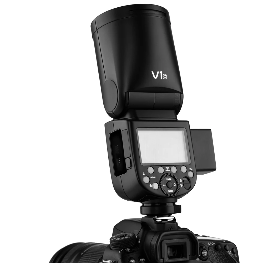Godox V1 V1C V1N V1S V1F V1P V1O TTL ليثيوم أيون جولة رئيس كاميرا فلاش 2.4G HSS Speedlite لكانون نيكون سوني فوجي بنتاكس أوليمبوس