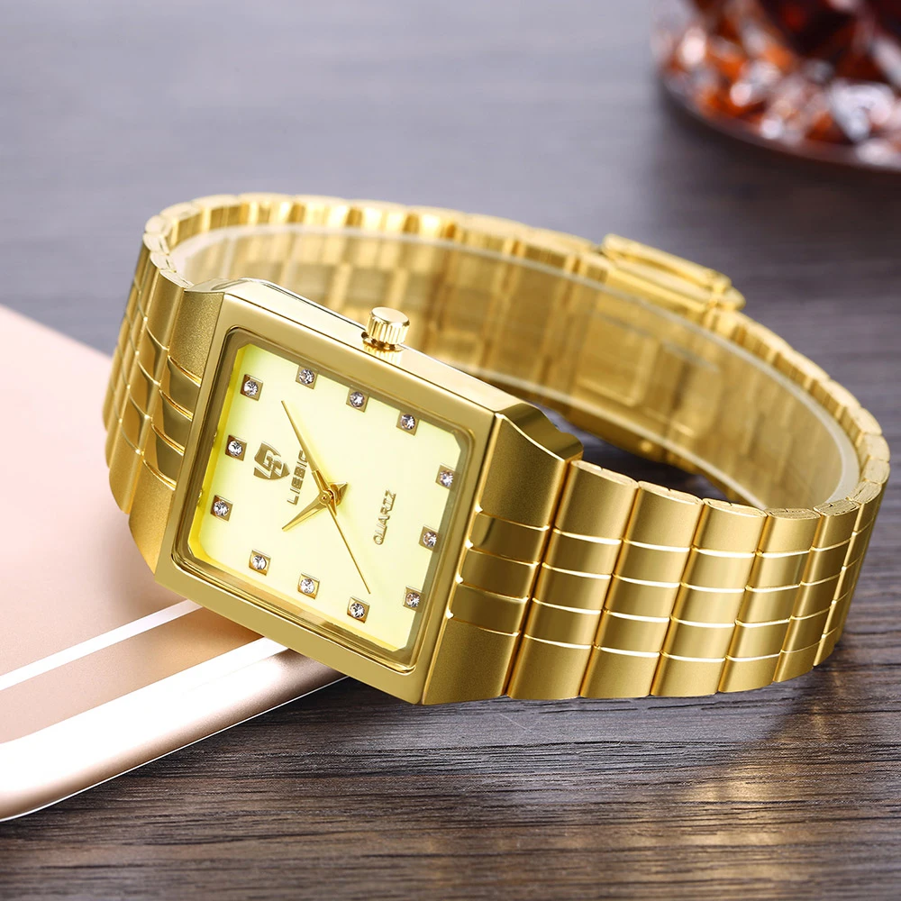 Gold Stainless Steel Watches Women Luxury Clock Ladies Wristwatch reloj mujer Relogio Feminino Female Bracelet 8808