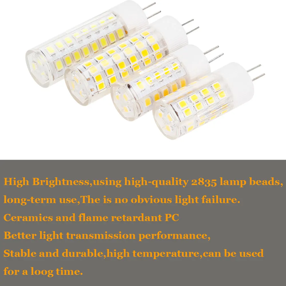 E14 G4 G9 żarówka LED ceramiczna 2835SMD 5W 6W 7W 9W lampa Led w kształcie kukurydzy wymienić Halogen 30w 40w 50w 60W żyrandol światła 220V