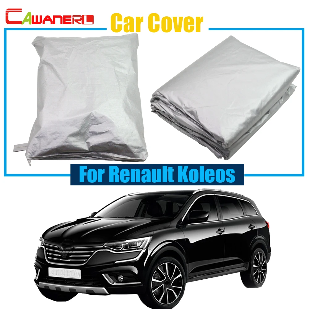 

Cawanerl Full Car Cover Sun Shade Snow Rain Sun Resistant Cover Anti UV Car Styling For Renault Koleos