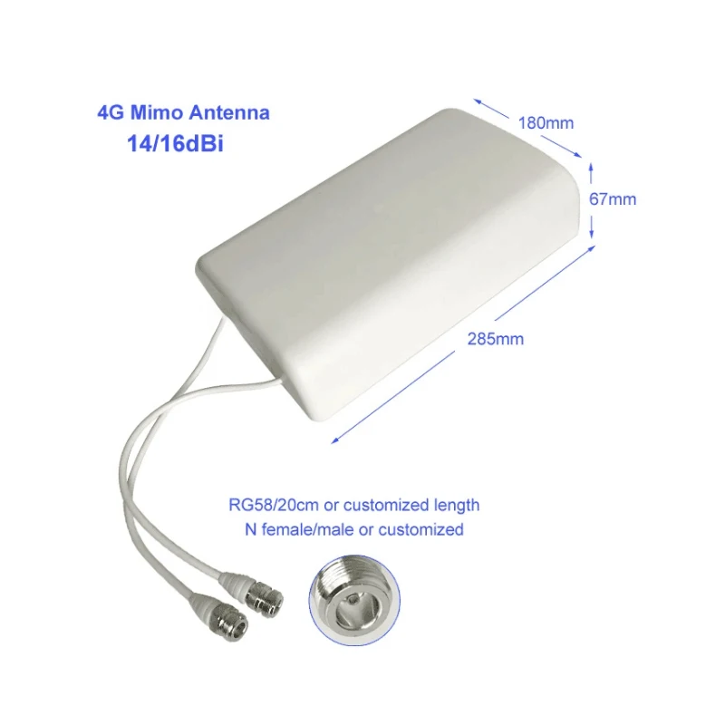 Imagem -04 - Antena Interna Fixada na Parede do Painel do Gsm Wifi 4g Antena do Dobro da Polarização da Antena do Mimo do Ganho Alto 16dbi Lte 4g