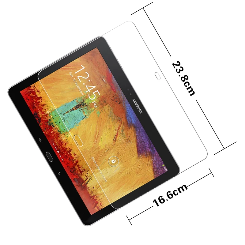 Premium tempered glass film For Samsung Galaxy Note 10.1 2014 Edition P600 M16C tablet pc Anti-shatter LCD Screen Protector Film