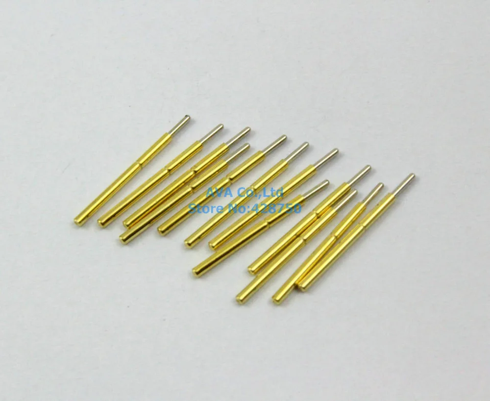 100 Pieces P75-J1 Dia 1.02mm 100g Spring Test Probe Pogo Pin