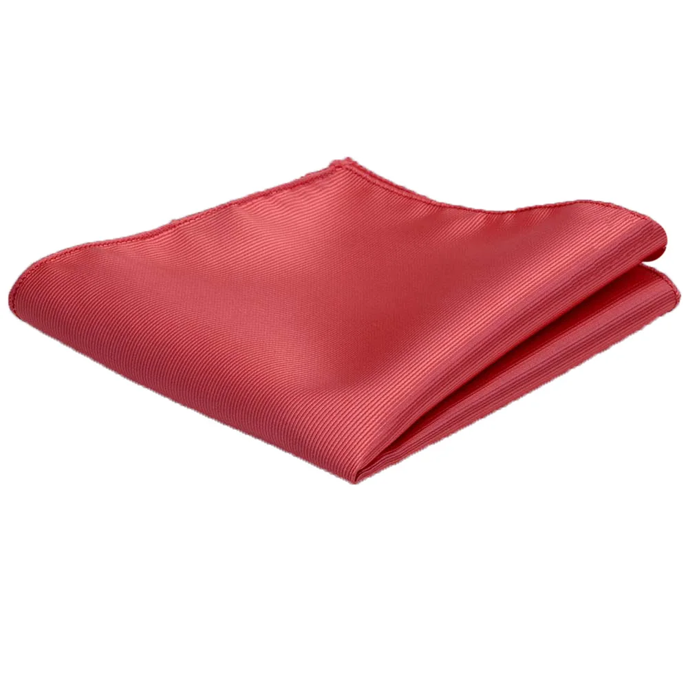 Ricnais 22Cm * 22Cm Klassieke Zijden Zakdoeken Solid Mannen Hanky Voor Business Bruiloft Accessoires Kleurrijke Polyester Hanky