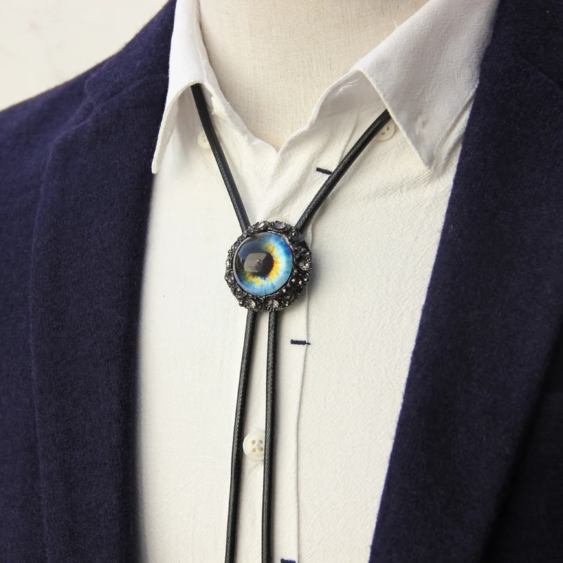 Original designer resin eye bolo tie for men personality neck tie fashion accessory