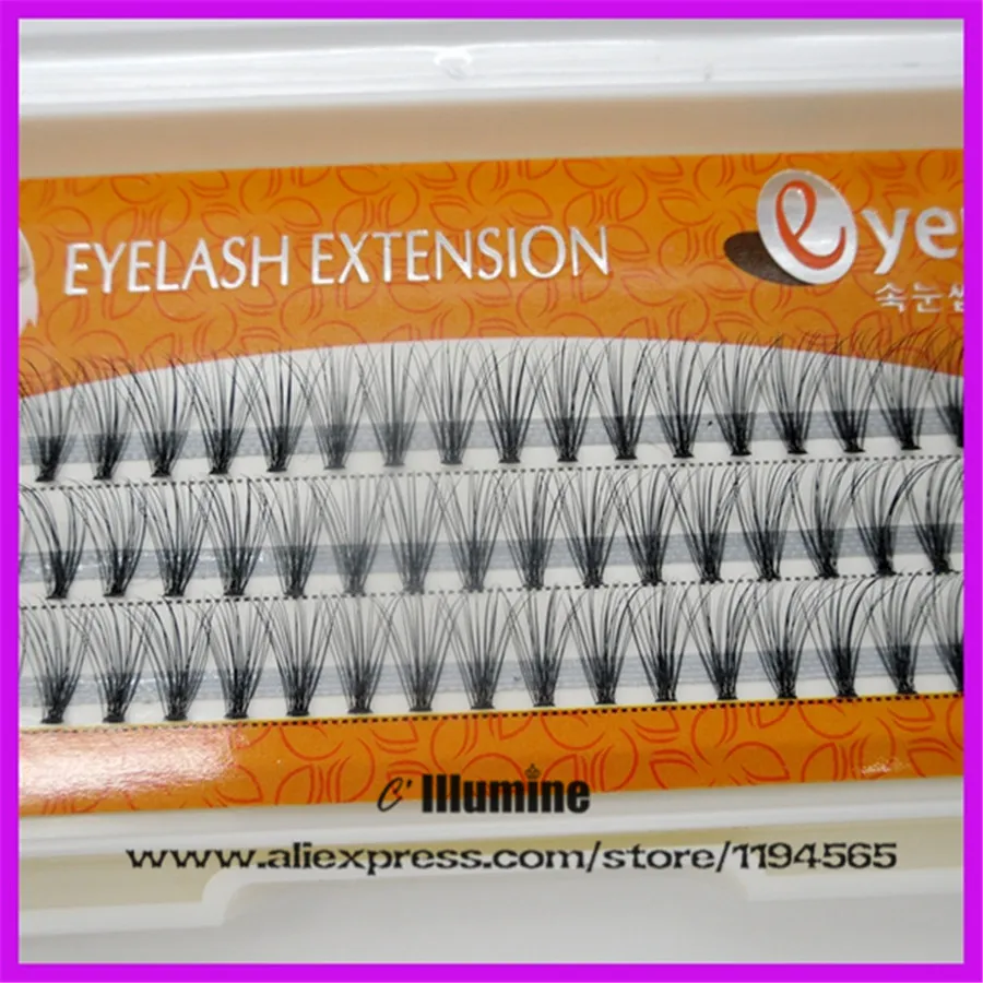 

False Individual Eyelashes Tapered Soft Grafting Eyelash Natural Thick Length 60 Groups 20 Pieces Per Group Beauty