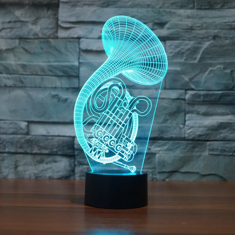 

Sax Colorful Touch Led 3D Lamp Novelty Luminaria Led 3d Night Light Luminaria De Mesa Usb Led Gift Desk Lamp