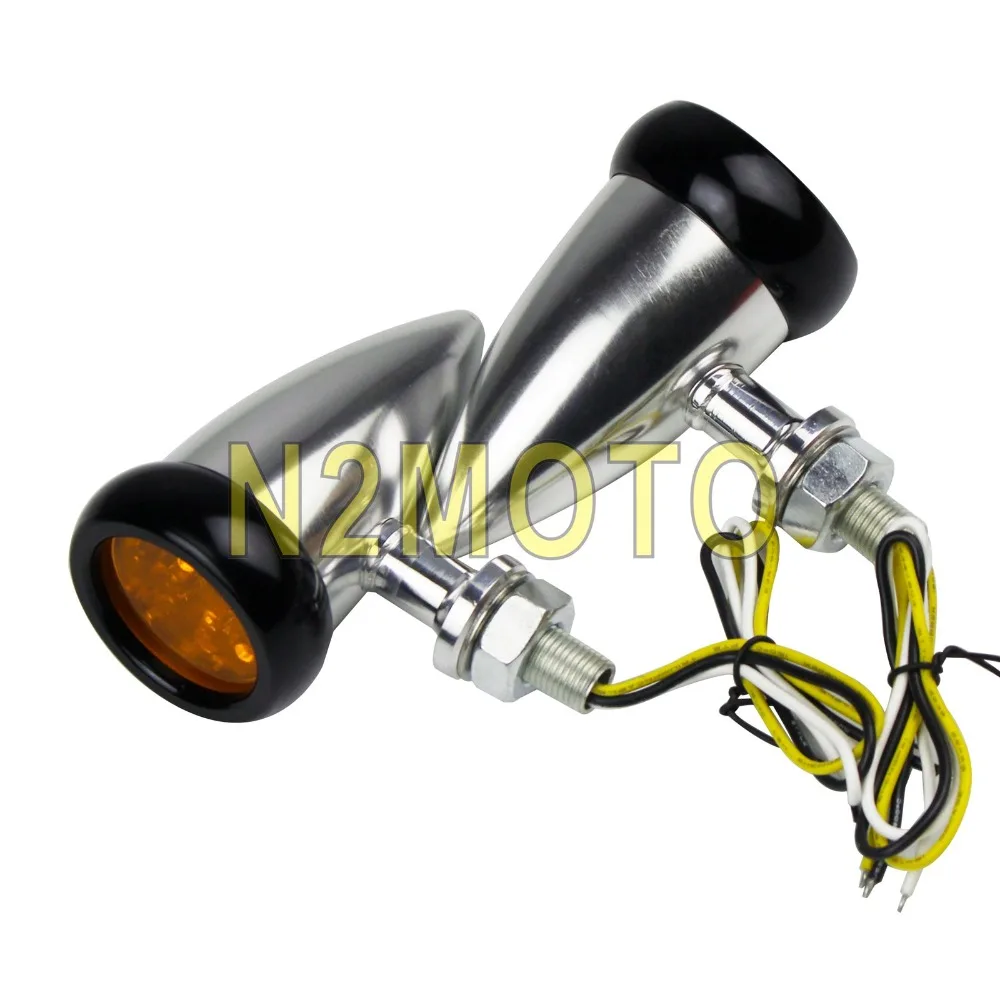 

4 вида цветов CNC алюминий 10 мм БОЛТ LED Янтарный указатель поворота Кафе Racer Blinker индикатор для Harley Touring Dyna Sportster