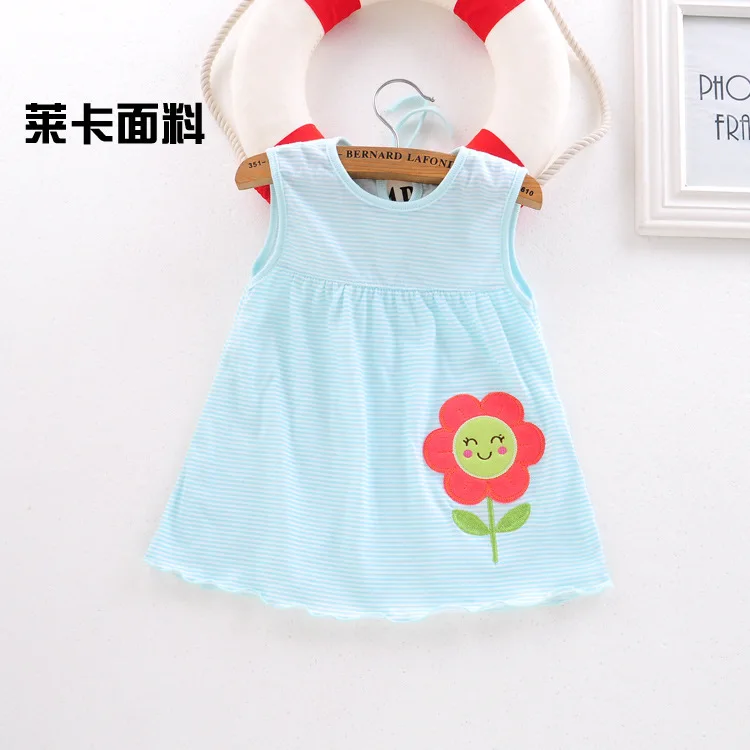 Summer Baby Dress New Girls Fashion Infantile Dresses Cotton Children\'s Clothes Flower Style Kids Clothing Princess Dress