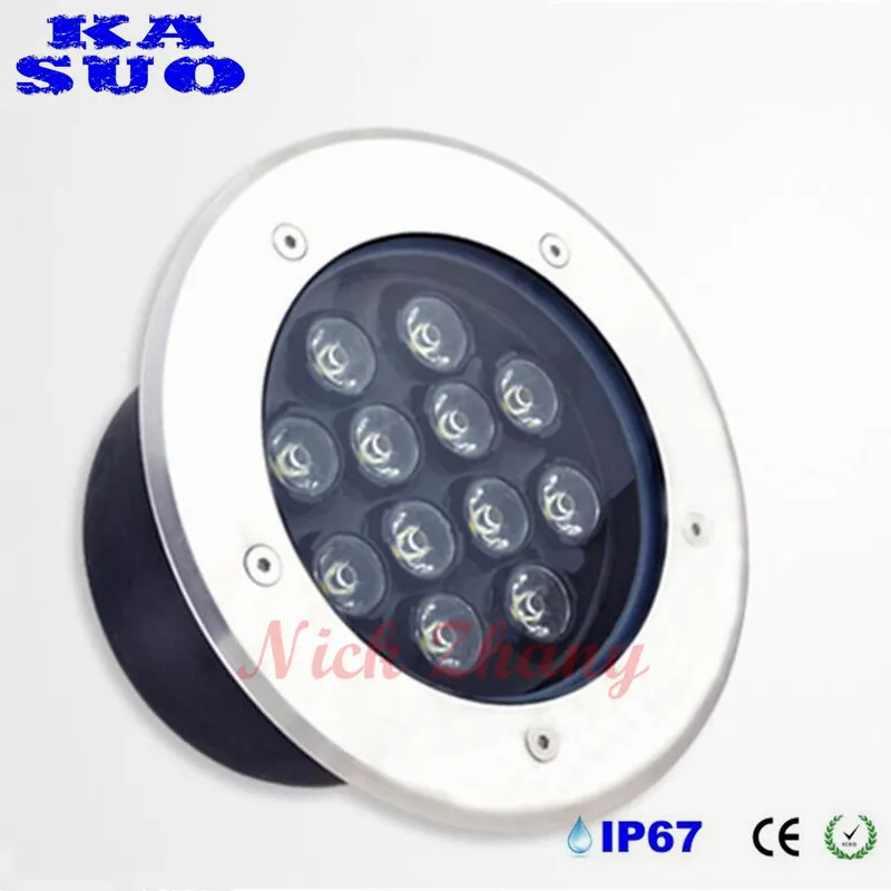 8PCS/Lot Outdoor 12W LED Underground Lamp IP67 Industial Gallery Lighting Porch Waterproof Garden Lights AC85-265V