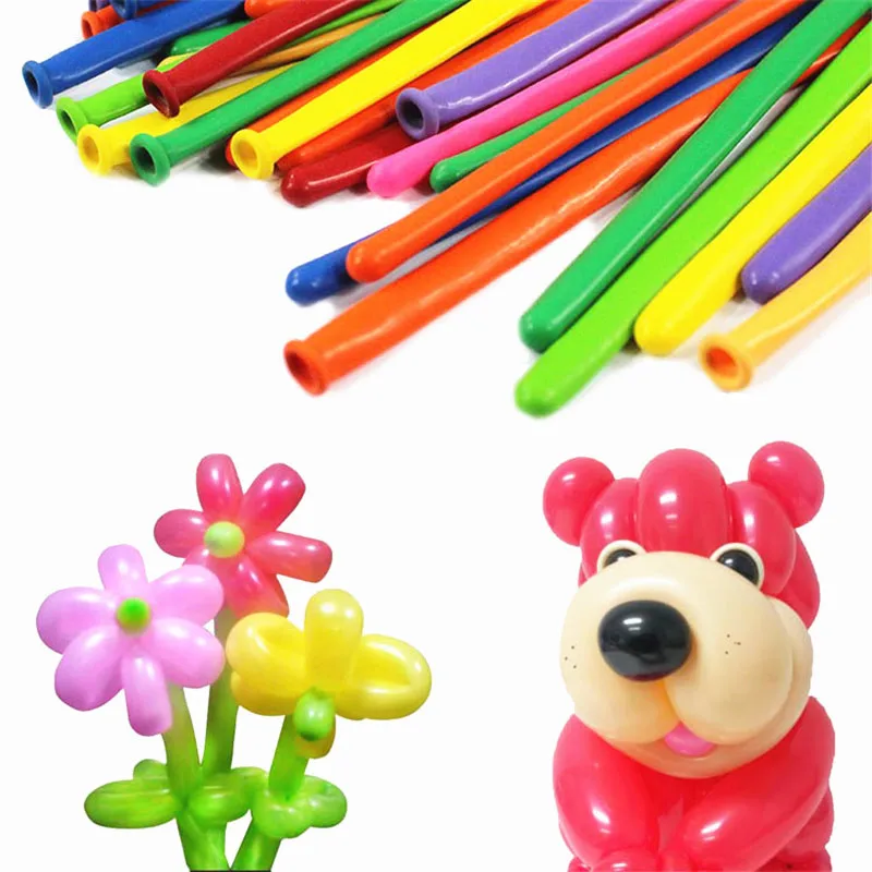 

5pcs 1.8g 30cm Long Latex Balloons 260 Magic Strip Balloons Children's Day Happy Birthday Party Decoration Kids Cartoon Boy Toys