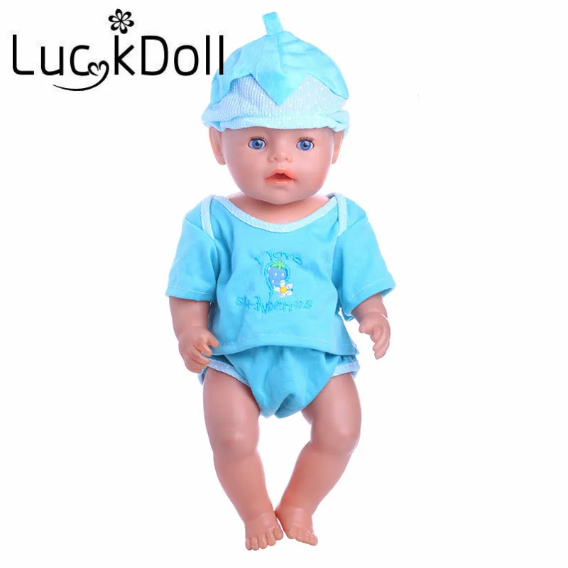 3pcsset New Arrive fashion spot clothes+hat+Underpants fit 18 inch  doll  doll accessories