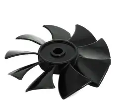 1100W/1500W 135mm Diameter 9 Vane Air Compressor Replacement Fan Black