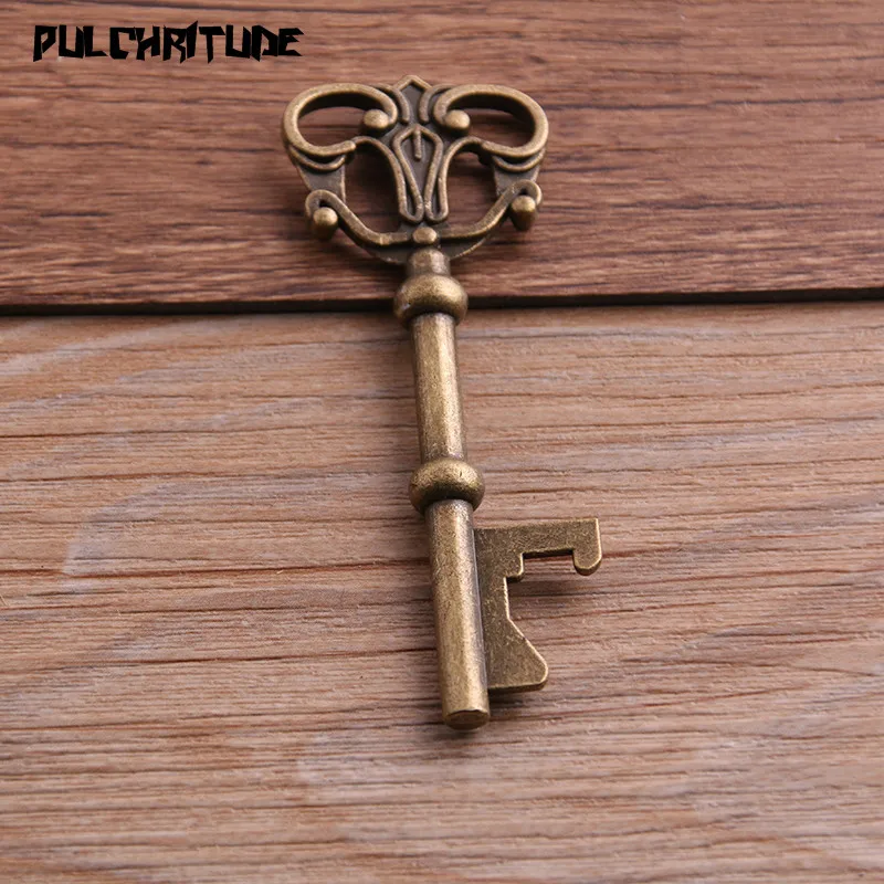 1PCS Mix Size Metal Alloy Two Color Wedding Favors Key Bottle Opener With Tag Card Vintage Style Party DIY Decorations