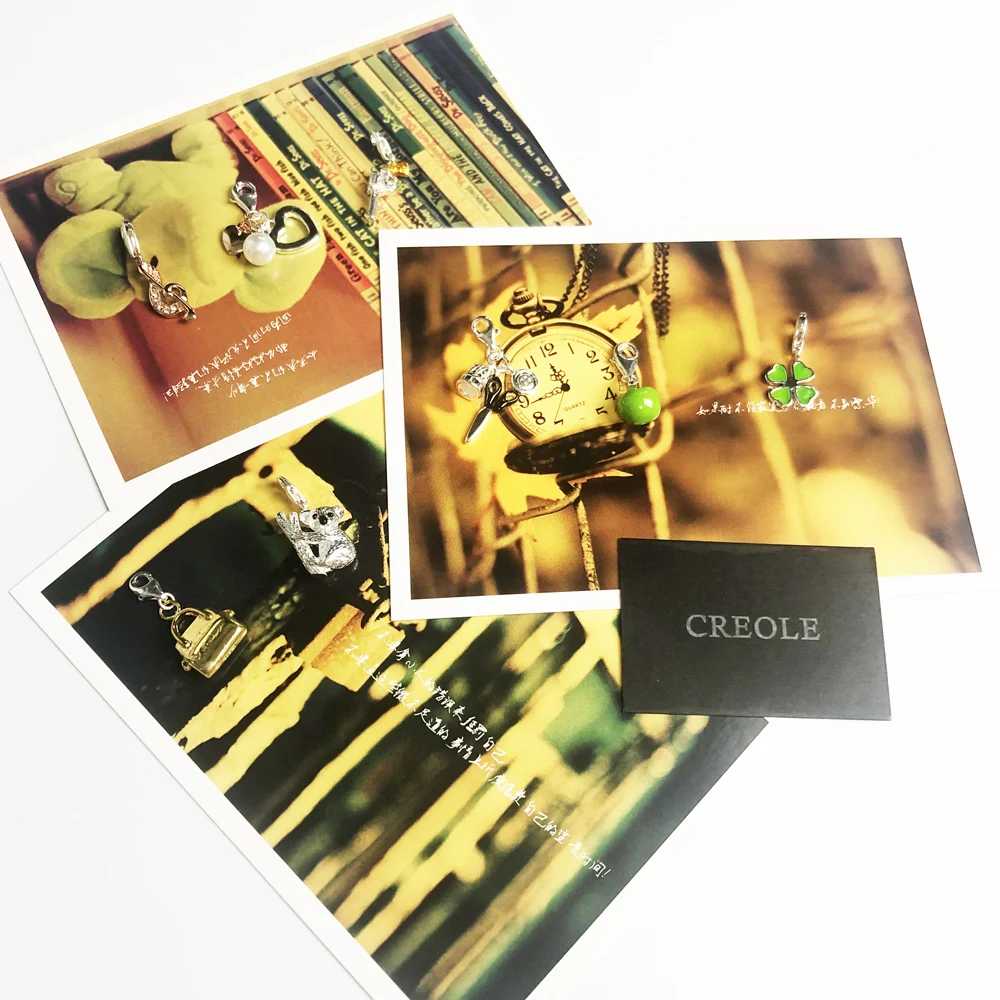 Treble Clef Hearts Koala Revolver Fashion Tools Bag Apple Clover Charm Pendant,2019 Fashion New Jewelry 925 Sterling Silver Gift