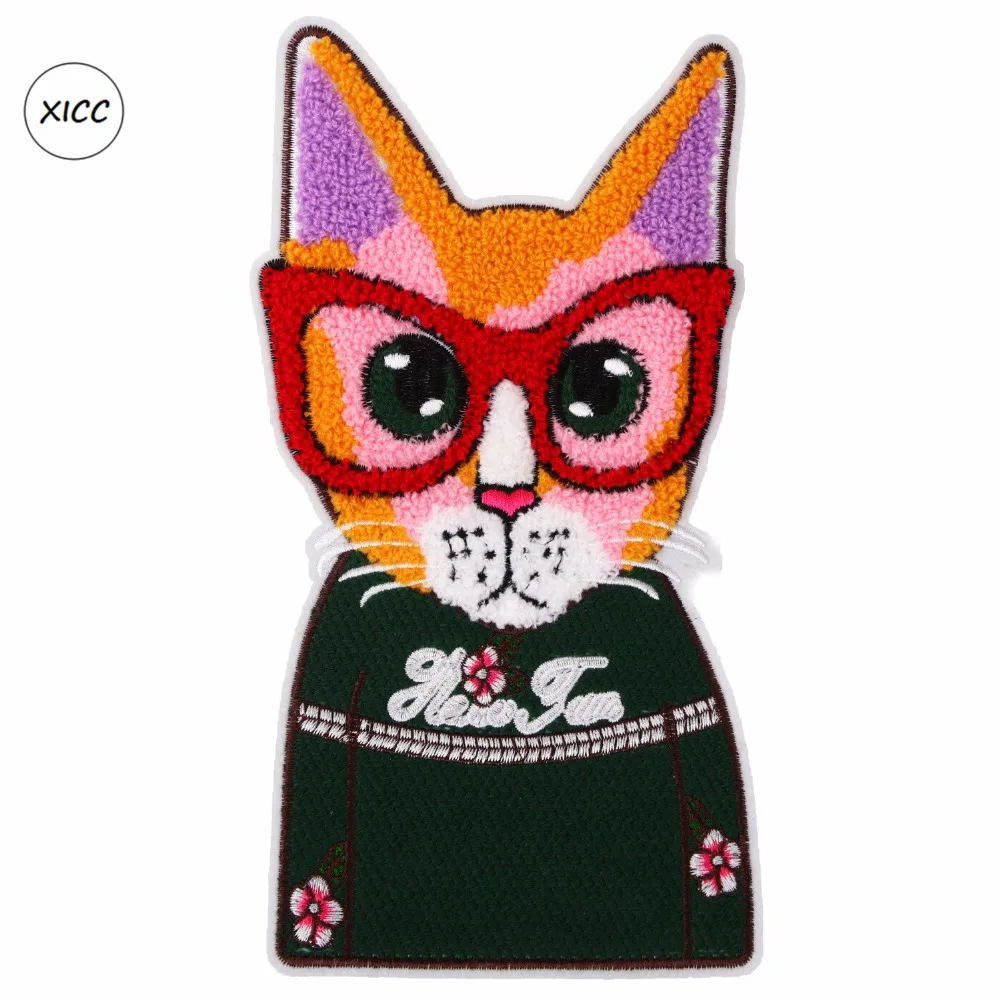 XICC 2019 Famous Big Size Towel Embroidery Patches For Clothing Rope Jacquard Weave Cute Appliques Things For Baby Clothes DIY