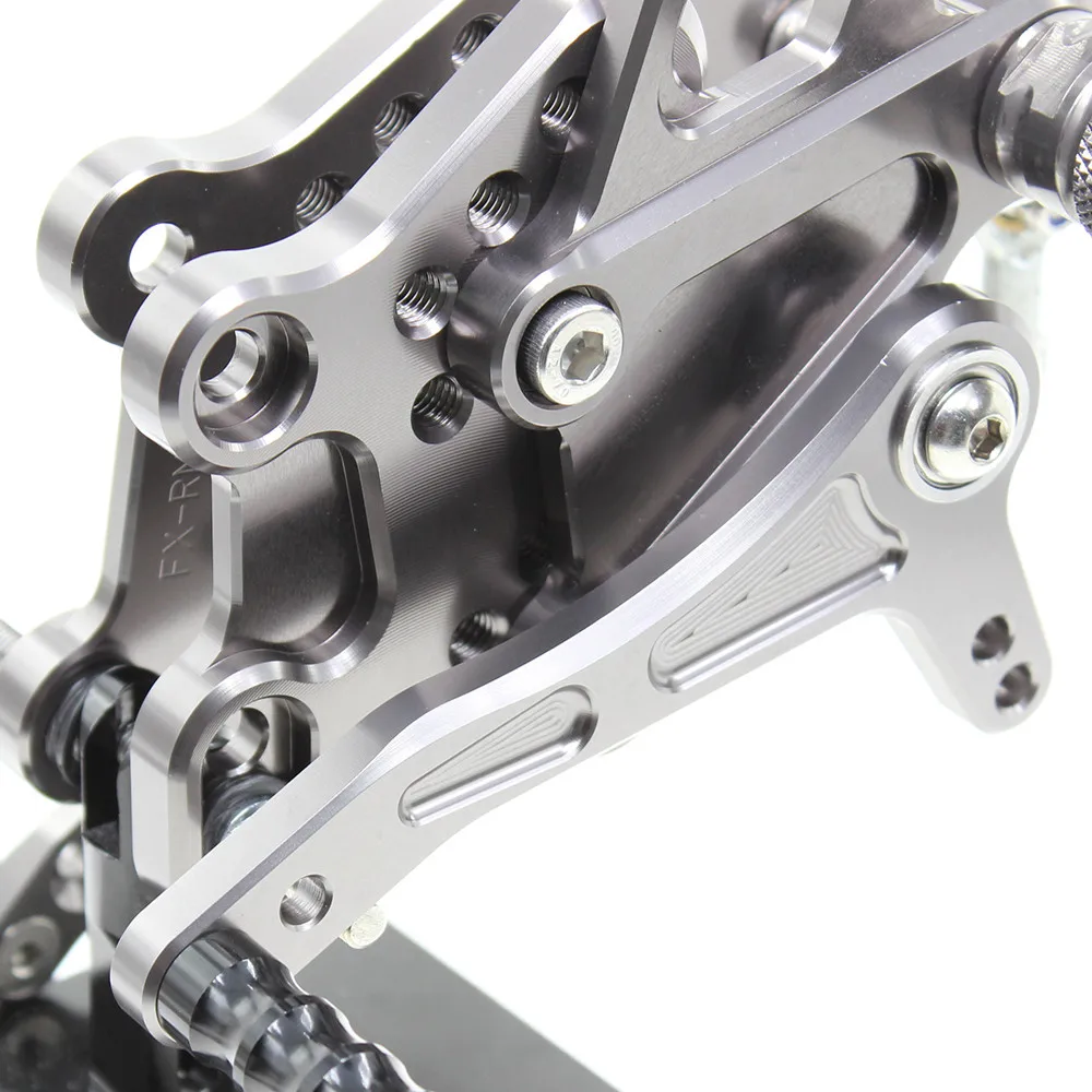 For Yamaha Yzf R3 Mt03 2014-2021 Motorcycle Footrest Footpeg Pedal Foot Peg Rearset  Cnc Aluminum Alloy Rear Set