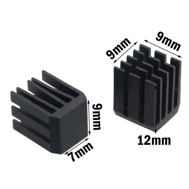 10 PCS Gdstime di Raffreddamento In Alluminio 9x9x12 MM dissipatore di Calore Chipset RAM Radiatore Del Dissipatore di calore del dispositivo di