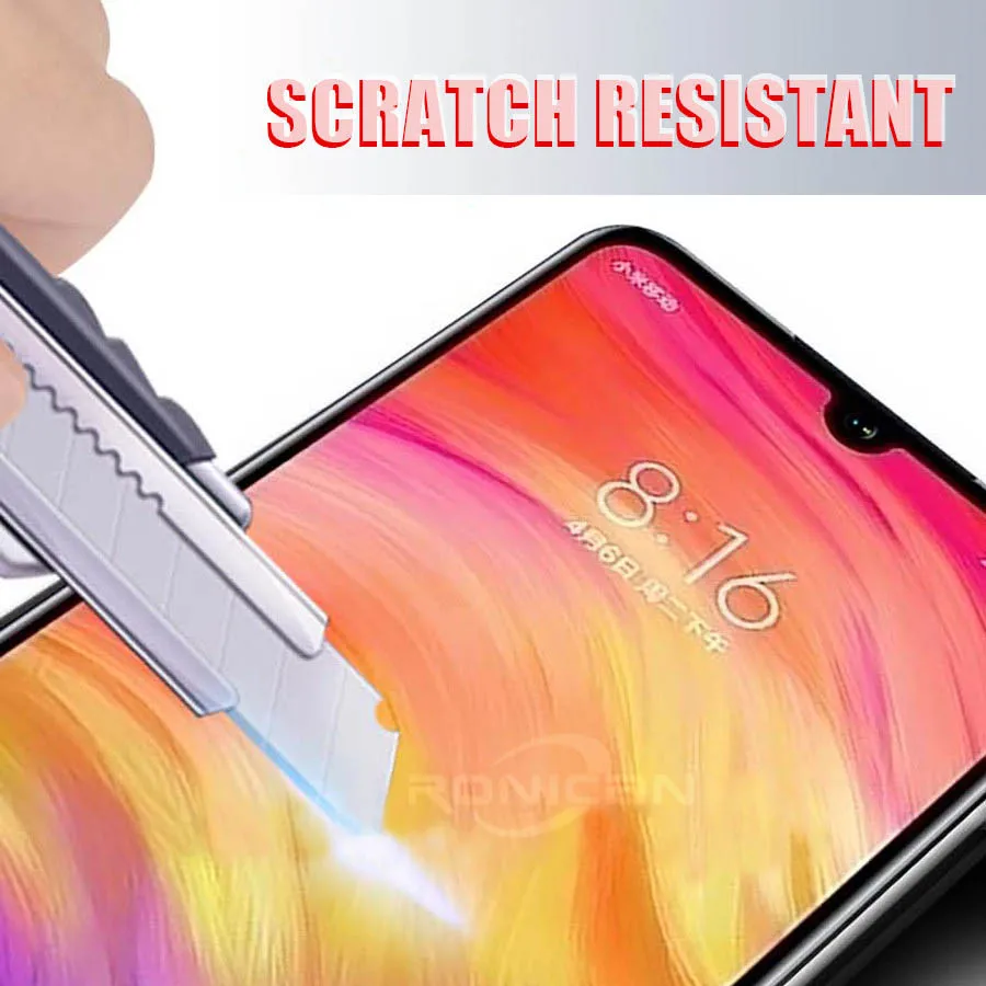 9H 3D Glass For Xiaomi Redmi Note 8 Pro 7 9 8T Tempered Glass film For Redmi 9 9A 9C 8 8A 7 7A Full Glue Cover Screen Protective