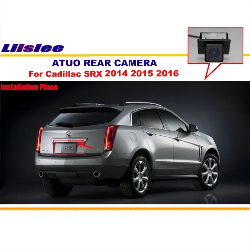 

For Cadillac SRX 2014-2016 Car Rear View Rearview Camera Backup Back Parking RCA NTST PAL AUTO HD CCD CAM Accessories Kit