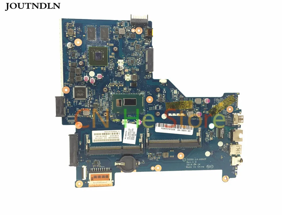 

JOUTNDLN FOR HP 15-R Laptop motherboard ZS050 LA-A992P DDR3L 792302-001 W/ i7-4510U and 820m GPU Fully Tested