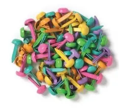 200pcs 4.5*8mm Scrapbook Metal Brads Para Scrapbooking Accessories Embellishment For Wedding Supplies Children Dolls Paper Craft