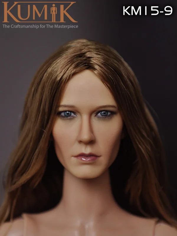 1/6 scale female head shape for 12