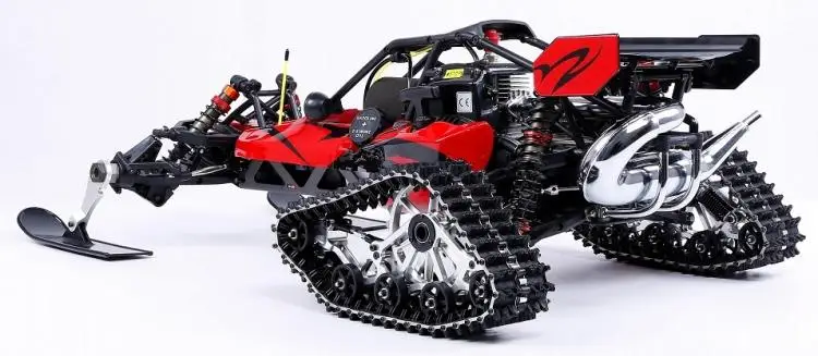 Rovan baja 5b tracked skid version with 30.5cc 2 stroke gasoline engin Walbro 997 Carburetor NGK spark plug