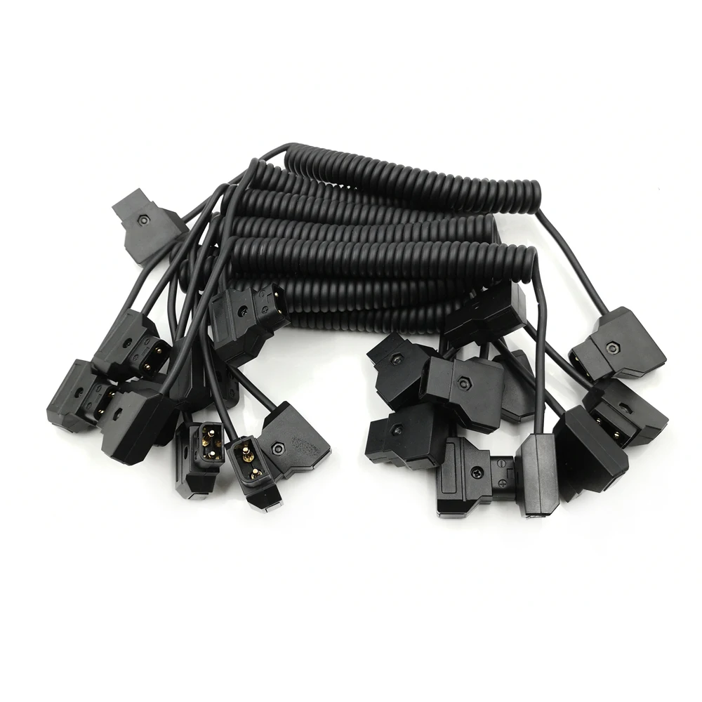 Anton Bauer D-Tap Männlichen zu D-Tap/P-tap Männlich Erweiterung High-elastische PU coiled Kabel für DSLR Rig Anton Bauer Batterie – Detail 6