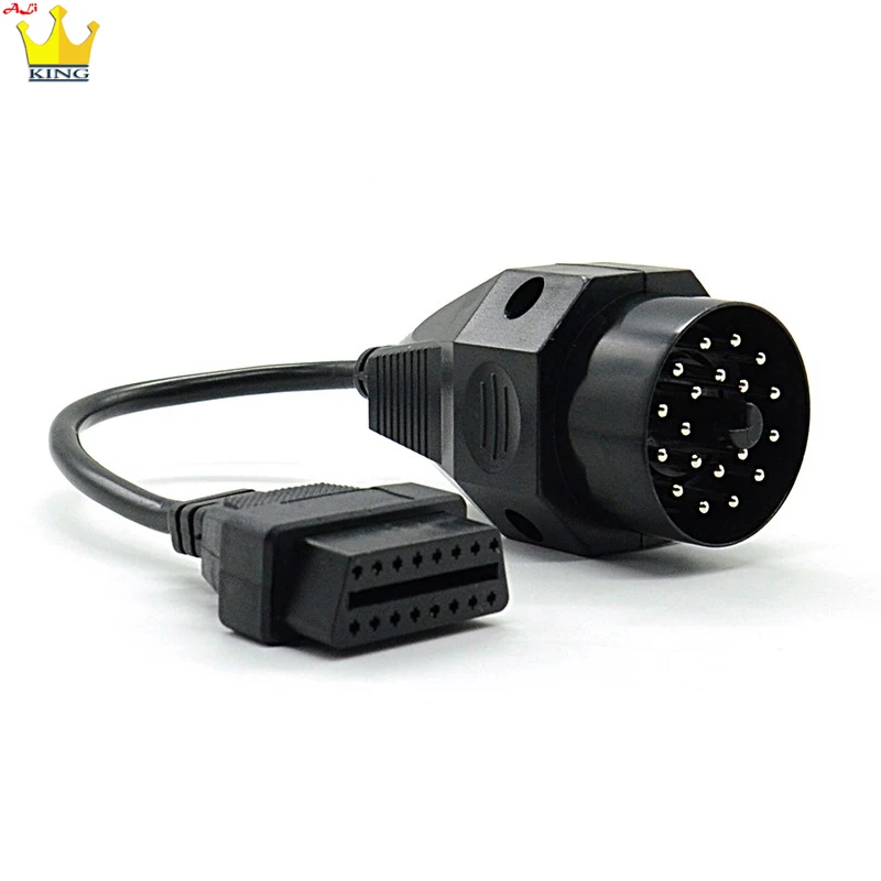 OBD Adapter for BMW 20pin to OBD2 16PIN Female Connector e36 e39 X5 Z3 obd2 cable for BMW 20 pin connector Fast shipping