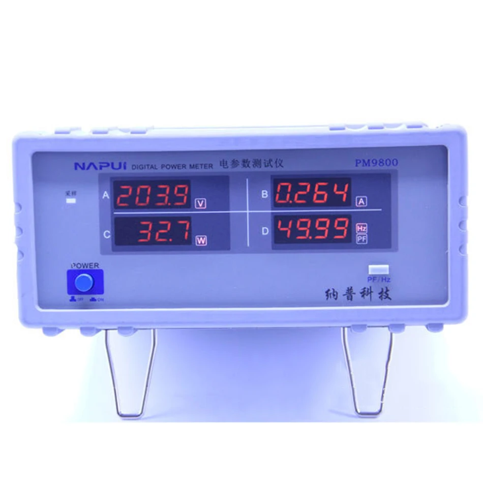 PM9800 TRMS AC Voltage Current Power Factor & Power Meter Tester Perfect Replacement LED Display Consumption