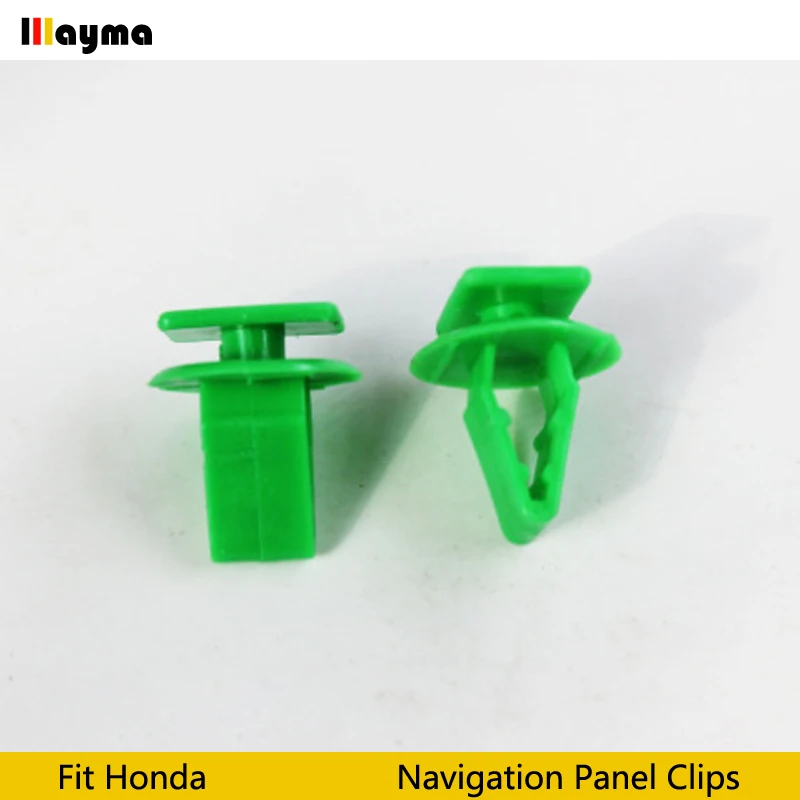 Plastics clips Auto Trim Board Fasteners Car Plate Guard Windshield Plastic Fixed Clips For Honda Acura CRV Spirior Civic Accord