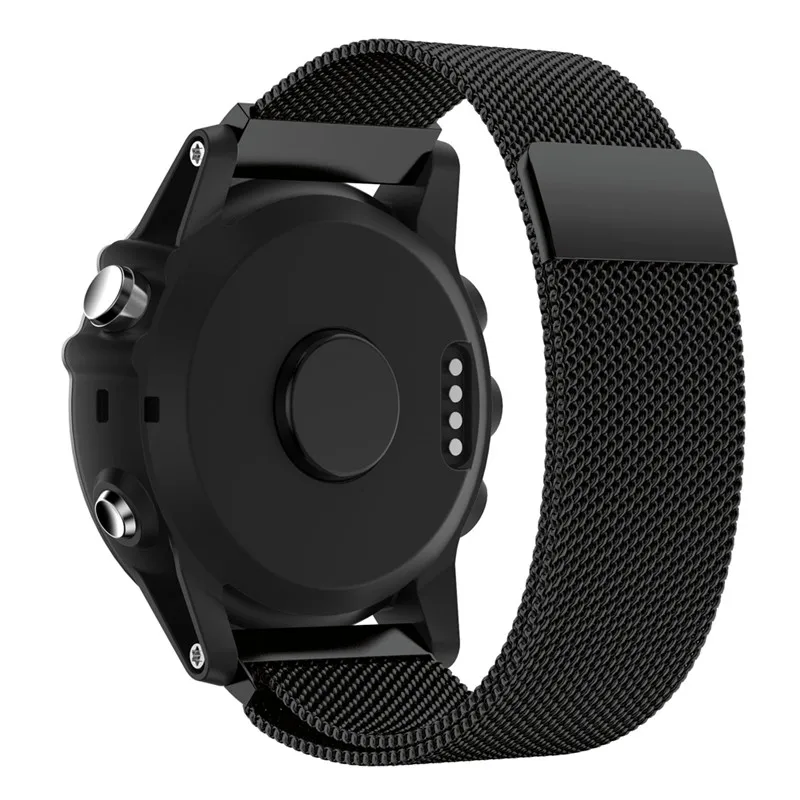 Correa Milanese Loop de liberación rápida para reloj Garmin Fenix3 Hr Fenix 5 5X, pulsera de tamaño de 26 mm para reloj milanés, # SW
