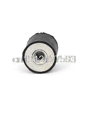 4PCS M6 20 x 20mm Double Side Anti Vibration Rubber Mount Isolator Bobbin