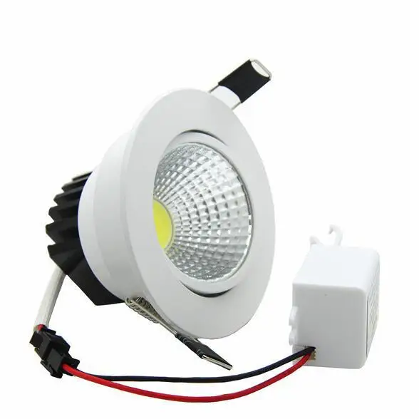 2015 New Dimmable LED COB Downlight 5W Dimming LED Spot Light High Quality LED Recessed Ceiling Lamp AC 110V 220V Epsitar