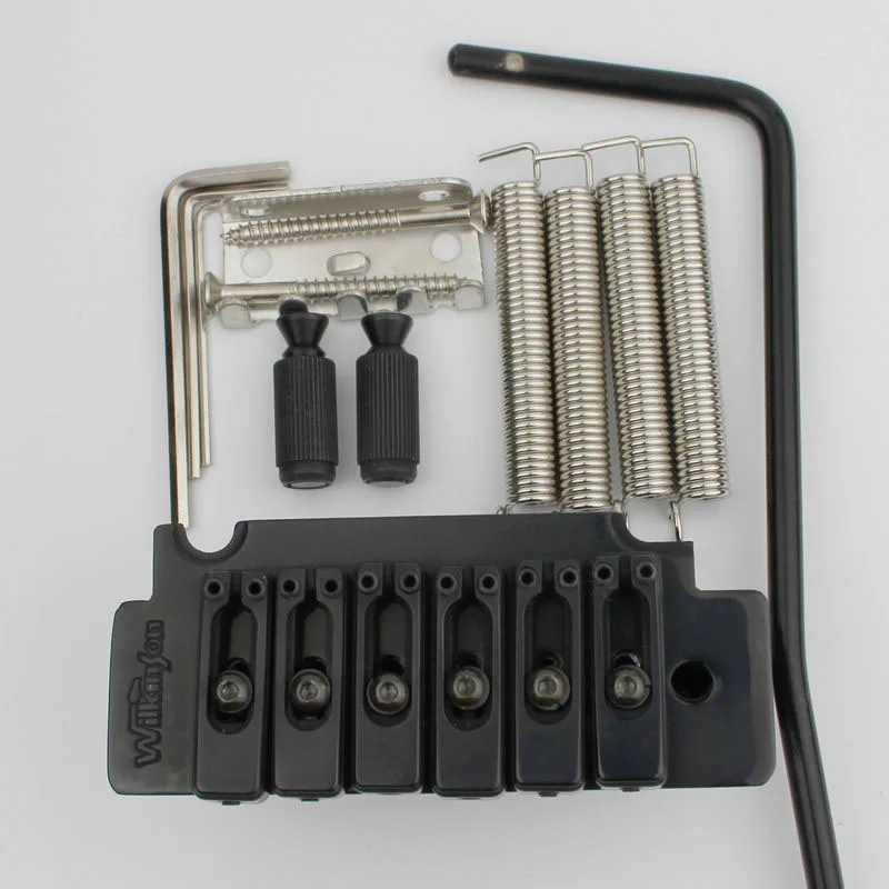 Wilkinson WVS50K Electric Guitar Tremolo System Bridge With matching Satin Saddles