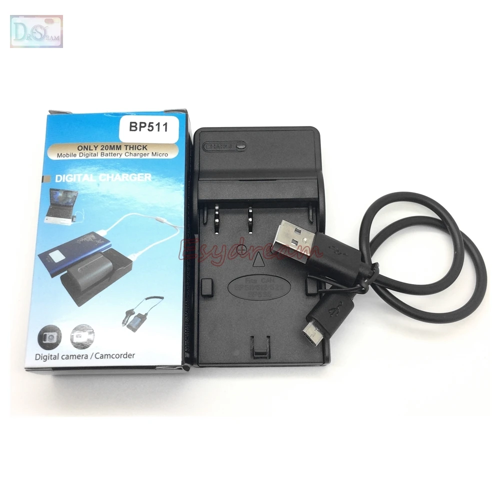 CB-5L CB 5L USB Charger for Canon BP508 BP511 BP511A BP512 BP512A BP522 BP535 Battery Digital Camera EOS 5D 50D 10D 20D 30D 40D