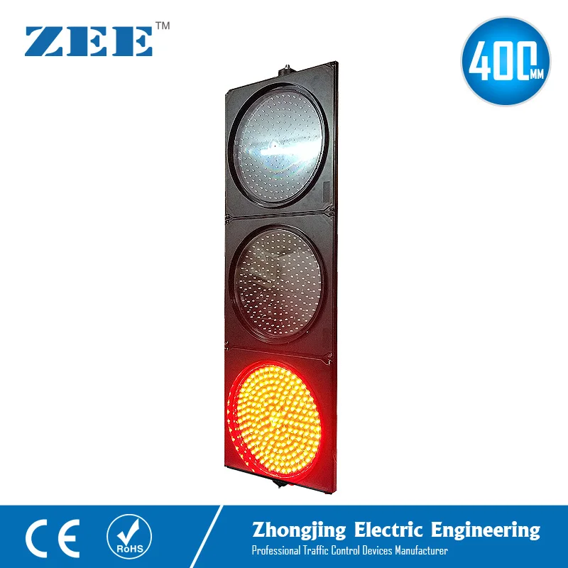 16 inches 400mm LED Traffic Light Red Yellow Green LED Traffic Signal Light LED Vehicle Singal Lights Road Signals