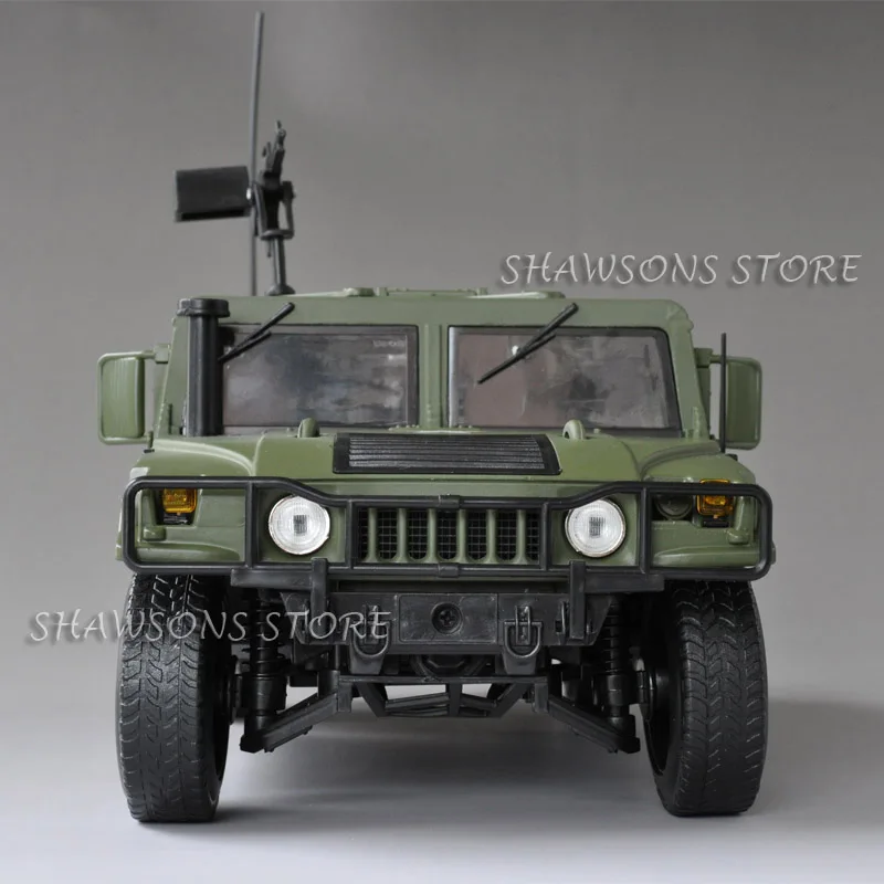 KDW 1:18 Scale Diecast Metal Model Car Toy H1 SUV Military Tactical Vehicle Miniature Replica Collectible