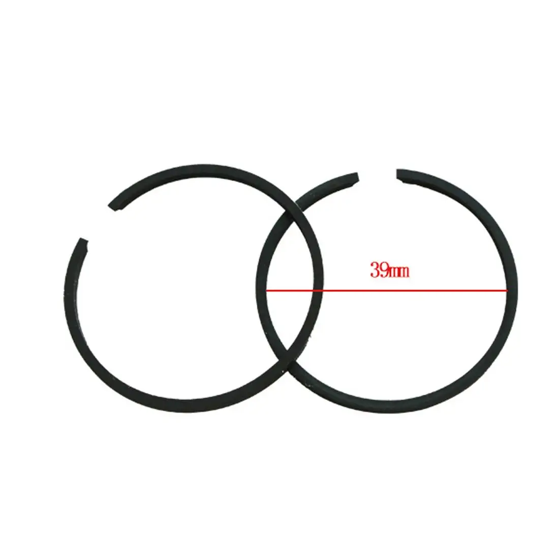 39mm Piston Rings For 49cc 50cc 66cc 80cc Motorized Bicycle Motorised Bike 1 Pair Piston Rings