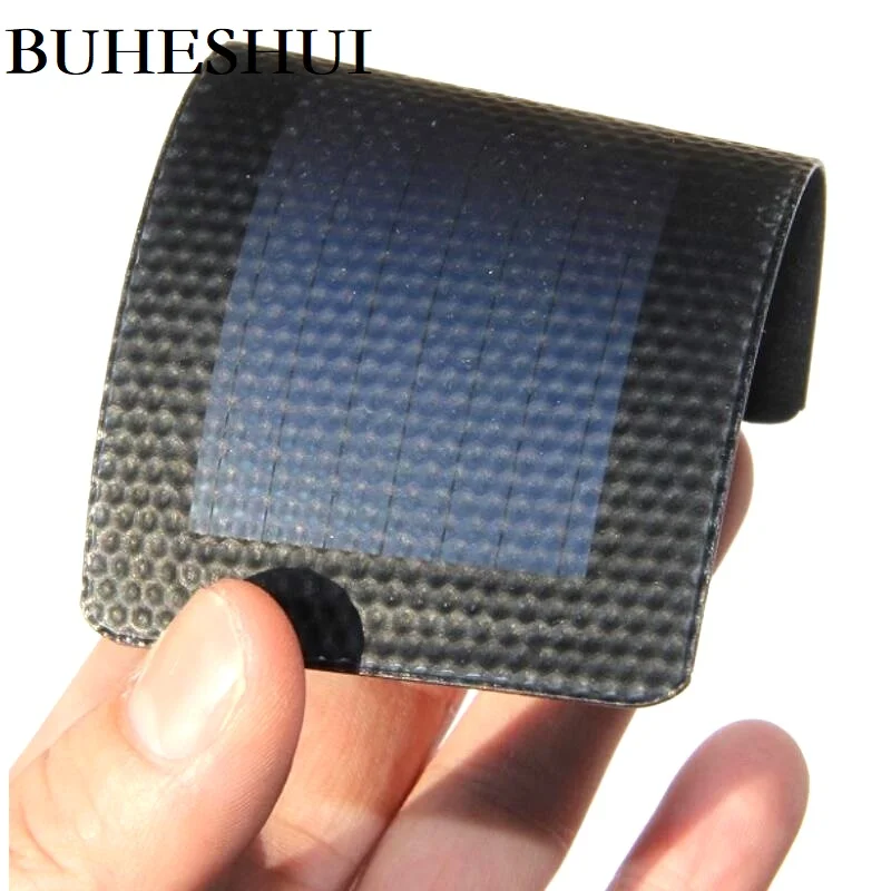 

BUHESHUI 0.3W 1.5V Flexible Solar Cells Amorphous Silicon Foldable Very Slim DIY Solar Panel Charger System Education 10pcs/ot