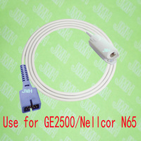 Compatible with GE 2500 and Nellcor N65 Pulse Oximeter monitor, Adult finger clip spo2 sensor,9PIN.