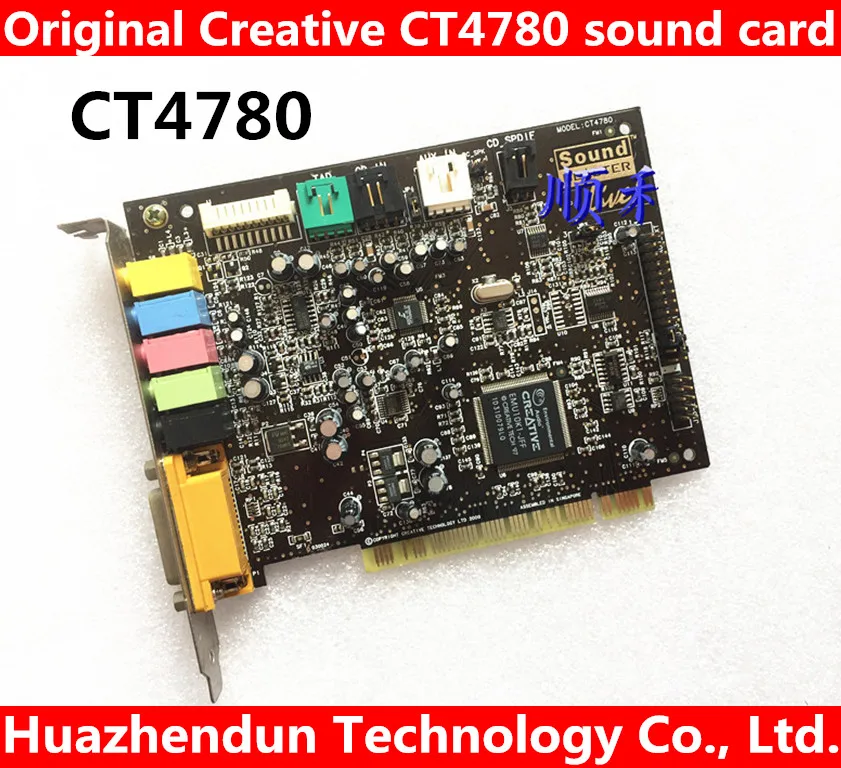 Original for CREATIVE CT4780 PCI 4.1 SOUND CARD support xp/win7 WORKING GOOD