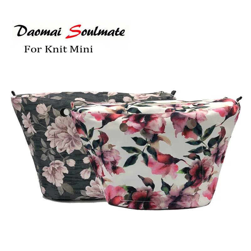 Knit Mini Size Waterproof Inner Pocket Lining Insert for O bag Obag Knit Mini EVA  Women Handbag Silicone handbag