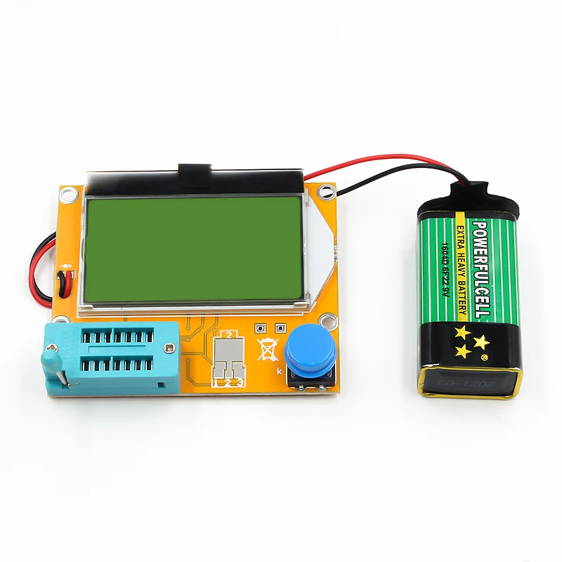 Imagem -06 - Digital Transistor Tester Diode Triode Capacitância Medidor Esr Mos Pnp Npn Lcr 12864 Tela Lcd Esr-t4