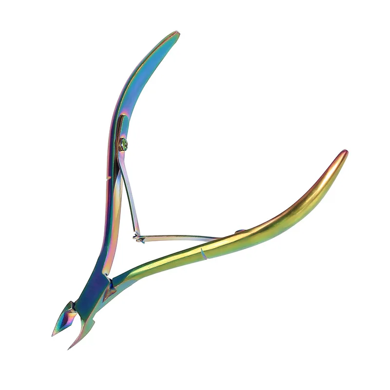 Profesjonalny zestaw do pielęgnacji paznokci 3 w 1: kolorowe narzędzia do manicure, obcinacz do skórek, nożyczki, trymer, 2 obcinaczki do skórek.