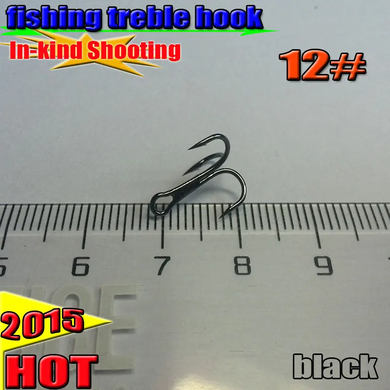 Treble Fishing Hooks  Barble Hook Round Bend High Quality 12# 30pcs/lot 1$ off one more purchase