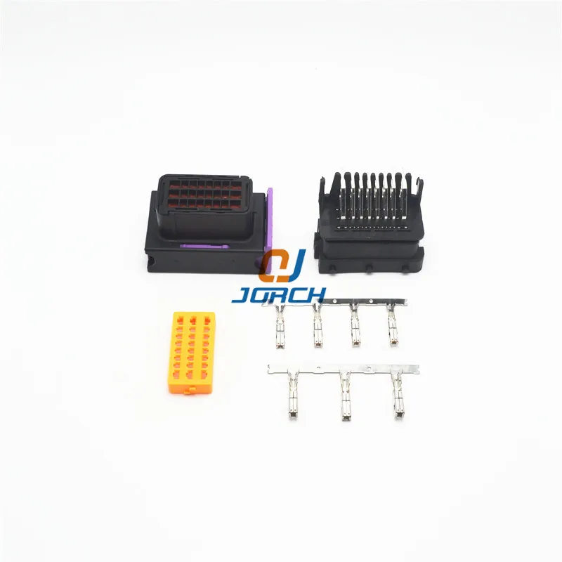 5 Set FCI ECU Connector 24 Pin 24 Way Male And Female automotive Housing Sealed Connectors Plug Socket 211PC249S8005
